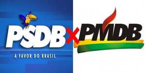 Imagem: MONTAGEM PSDB E PMDB 1 PSDB x PMDB a luta nos bastidores