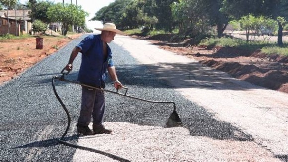 Imagem: Asfalto Jaciara Prefeitura já garantiu 85% de asfalto em Jaciara