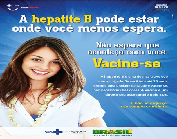 Imagem: Vacinação contra Hepatite B Ministério da Saúde lança campanha nacional contra hepatites virais