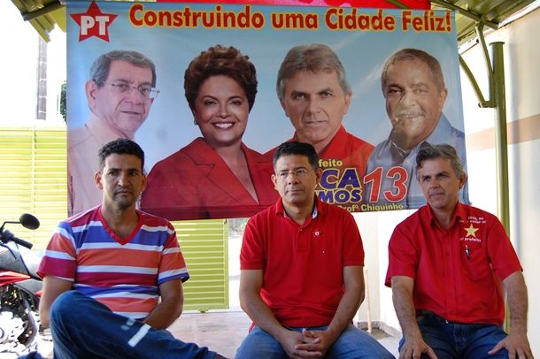 Imagem: Visita do presidente do diretorio do PT 01 Presidente do Diretório Estadual visita comitê em Rondonópolis