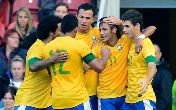 Imagem: neymar gol3 reu 95 Entre vaias e aplausos para Neymar, Brasil bate britânicos antes dos Jogos