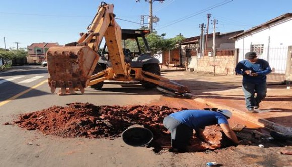 Imagem: vazamento Cerca de 300 vazamentos foram consertados em Rondonópolis