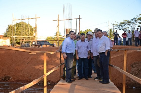 Imagem: Visita a obras da ponte 13 de maio pelo governador 01 Governador faz visita e lançamento de obras em Rondonópolis
