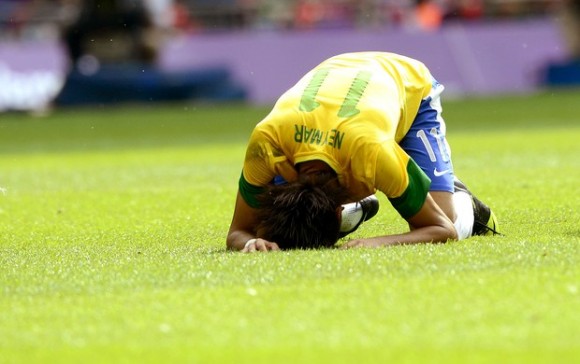Imagem: neymar final2 afp 95 Brasil falha muito, perde para México e sonho do ouro vira prata de novo