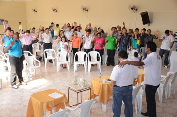 Imagem: Ananias Filho na reuniao da AME 02 Ananias participa de reunião com Associação dos Ministros do Evangelho