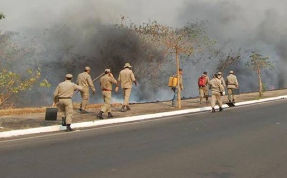 Imagem: incendio chapada Incêndio na Chapada dos Guimarães está controlado