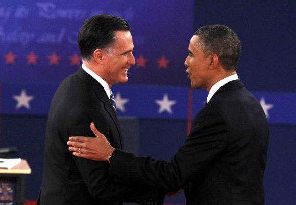 Imagem: OBAMA Primeiras pesquisas indicam vitória de Obama no 2º debate, dizem TVs