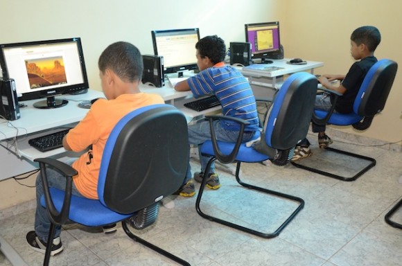 Imagem: Laboratorio de inclusao digital 01 Uso de salas de inclusão digital é tímido em Rondonópolis