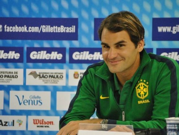 Imagem: BRASIL Federer anexa Brasil ao seu reino em noite de delírio coletivo no Ibirapuera