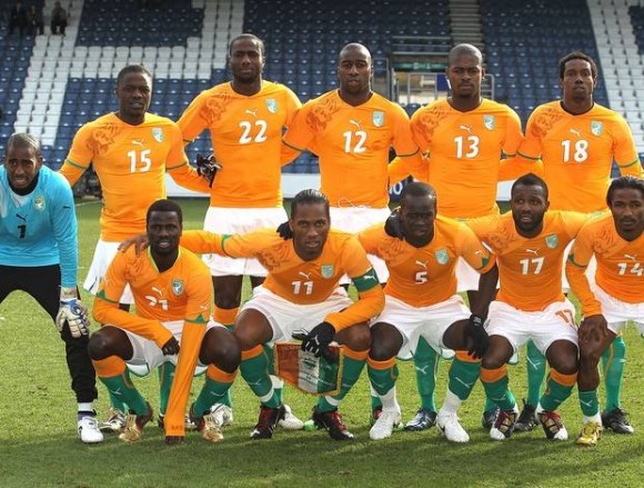 Seleção da Costa do Marfim: equipe é favorita ao título da Copa Africana de Nações (Foto: Getty Images)