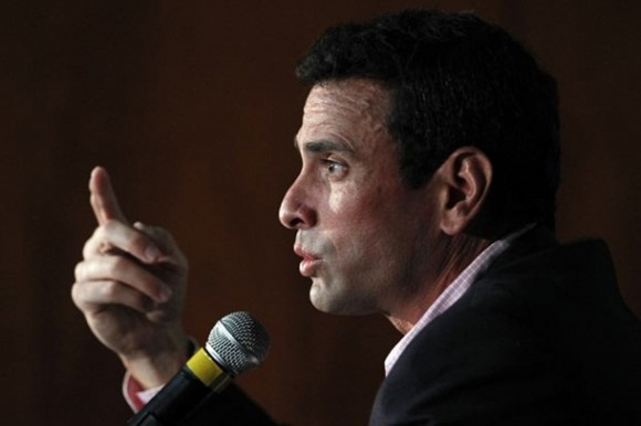 O oposicionista Henrique Capriles (Foto: AFP)