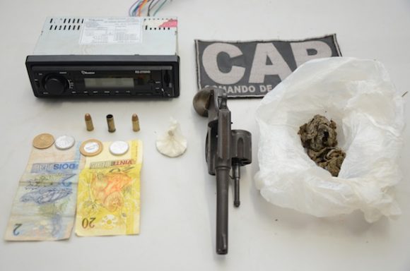 Arma encontrada na casa do acusado - Foto: Varlei Cordova / AGORA MT