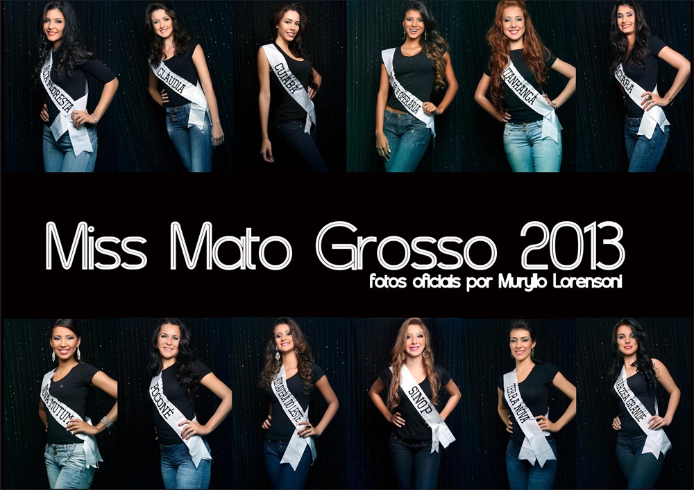 Todas as candidatas a Miss Mato Grosso
