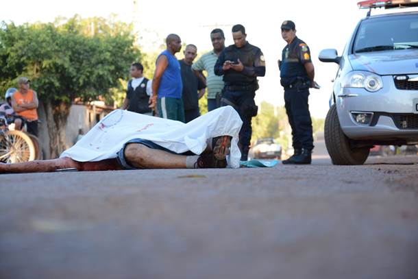 Imagem: Welton foi assassinado com mais de 10 facadas - Foto: Ronaldo Teixeira/AGORA MT