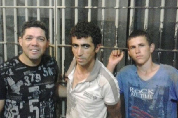 Suspeitos detidos no Cisc - Foto: Força Tática