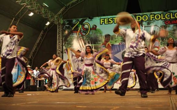 Abertura da 49ª edição do Festival do Folclore de Olímpia-SP – Foto da assessoria
