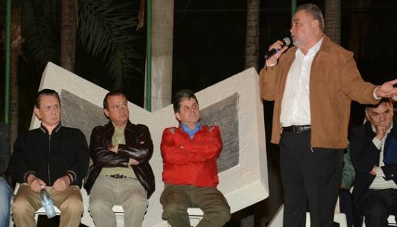 Percival fez cobranças durante a sua fala na abertura da Exposul - Foto: Varlei Cordova / AGORA MT
