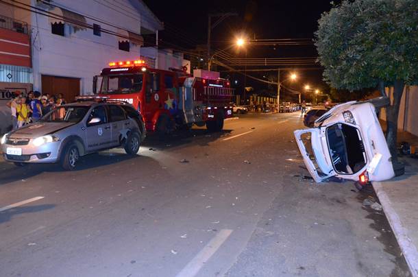 O acidente aconteceu próximo a feira da Vila Aurora - Foto: Ronaldo Teixeira / AGORA MT