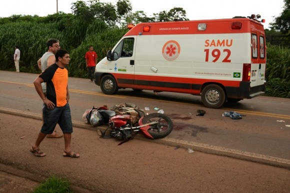 48% dos acidentes são causados por moto - Foto: Ronaldo Teixeira / AGORA MT 