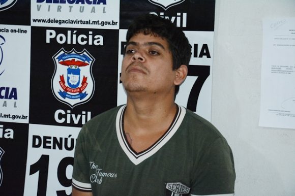 Nelson Oliveira da Silva, 27 anos, acusado de ser mandante do crime - Foto: Ronaldo Teixeira / AGORA MT