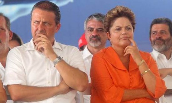 Eduardo Campos e Dilma Rousseff - Foto: reprodução