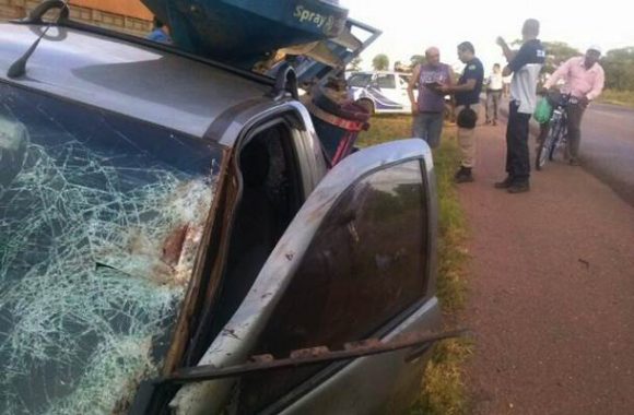 Carro envolvido no acidente - Foto: Ronaldo Teixeira / AGORA MT