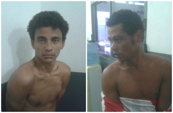 Suspeitos presos pelo CAR - Foto: Divulgação PM com montagem AGORA MT