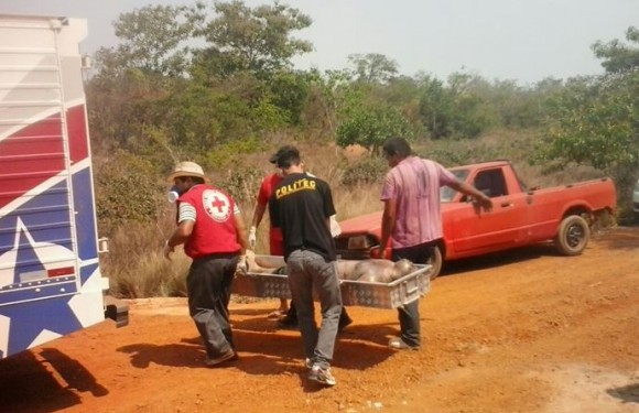 O corpo foi encontrado a 7km do local do acidente – Foto: Foto: José Antônio Araújo/AGORAMT