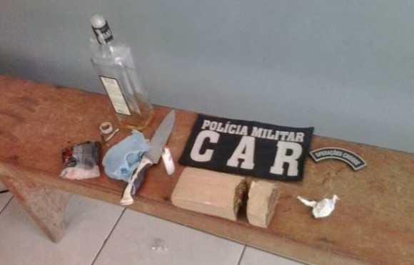 Droga encontrada na casa - Foto: José Antonio Araújo / AGORA MT