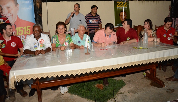 Imagem: Candidatos que participaram da reunião