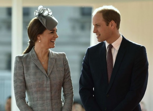 William e Kate são vistos em evento em Londres nesta terça-feira (21) (Foto: Toby Melville/Reuters)