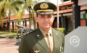 Tenente Coronel Serra, Subcomandante do 18° GAC - Foto: Varlei Cordova / AGORA MT 
