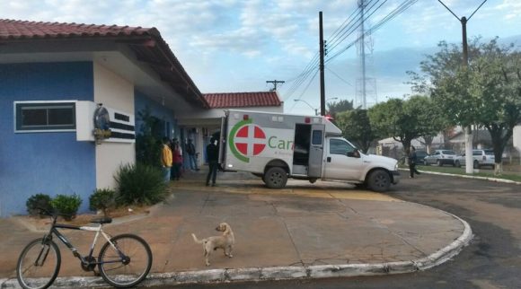 Ambulância de Alto Taquari - Foto: você repórter 