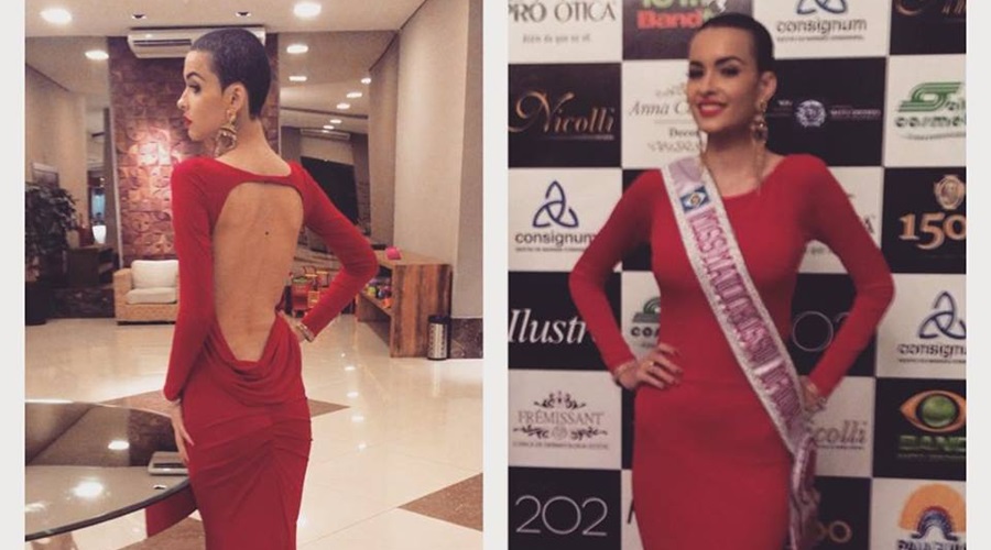  Jéssica Ferreira Rodrigues, vencedora do concurso Miss Mato em 2014 representando o município de Juara- Foto: Reprodução
