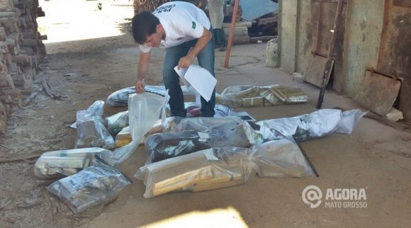 Foram quase 200 Kg de drogas incineradas - Foto: José Antônio / AGORA MT 