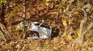 Imagem: motorista perde controle do veiculo Homem morre após capotamento na MT-270