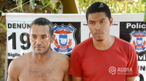 Valdeci e Marcelo acusados de desmanche de veiculos. Foto: Varlei Cordova/AGORAMT