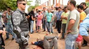 Jovem da Tentativa de Homicidio na Av Ari Coelho em Rondonópolis. Foto: Varlei Cordova/AGORAMT