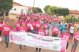 Atividades desenvolvidas durante a campanha 'Outubro Rosa' - Foto: Assessoria