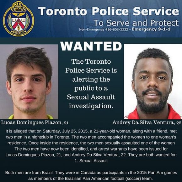 Foto: Divulgação da polícia de Toronto 