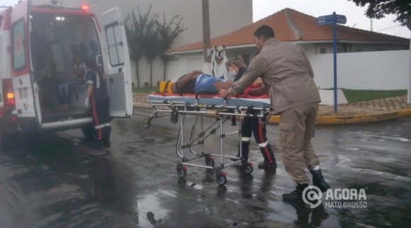 As vítimas não tiveram ferimentos graves  - Foto: José Antônio / AGORA MT 