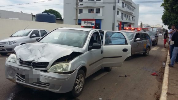Carro envolvido no acidente- Foto: José Antônio