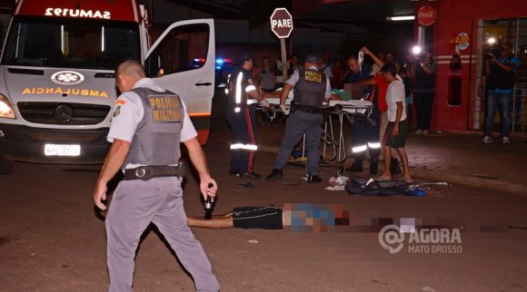Homicídio e tentativa de homicidio Jardim Primavera - Foto : Messias Filho / AGORA MT