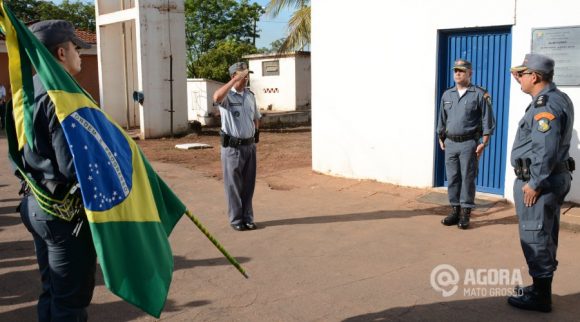 Maj PM Clévison assume o 4 comando regional Rondonópolis .Foto: Varlei Cordova/AGORA MT