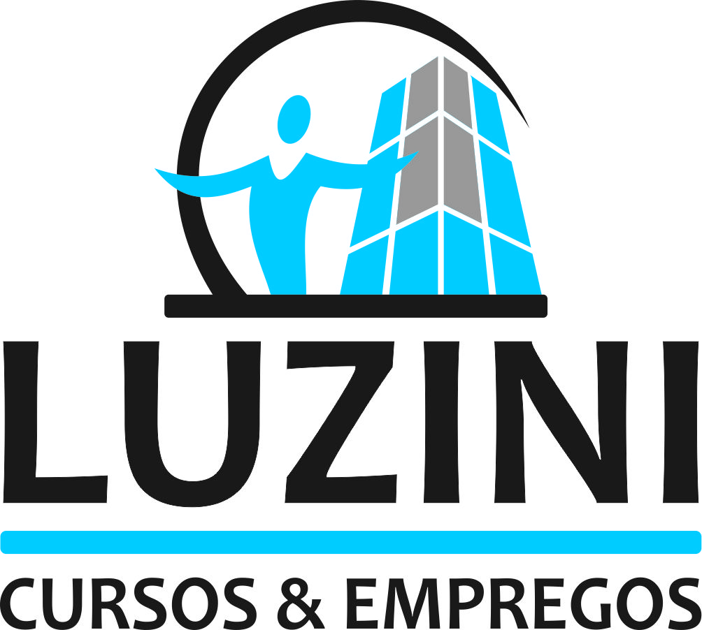 Imagem: LogoVertical  Luzini Cursos e Empregos