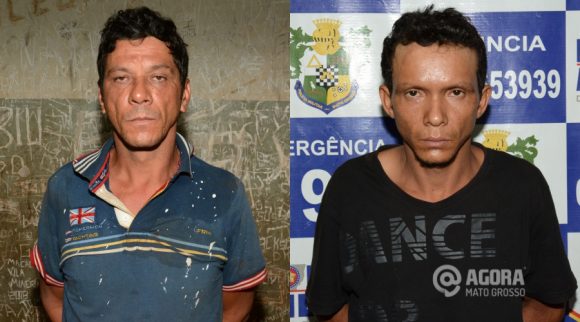 Zildo e José ainda conseguiram fugir, mas foram pesos após o fato - Foto : Varlei Cordova / AGORA MT