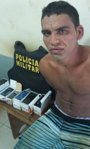 Suspeito Edilson Gomes Bras, preso em Primavera do Leste - Foto: Divulgação / PM