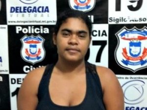 Rosiane Cardoso é presa após matar homem por causa de dívida de R$50- Foto: PJC