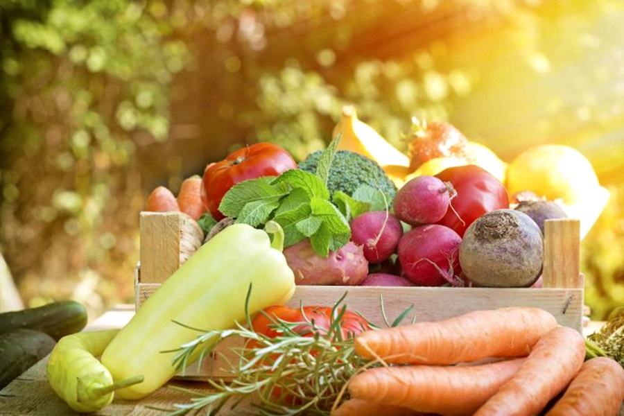 Imagem: alimentos verduras frutas