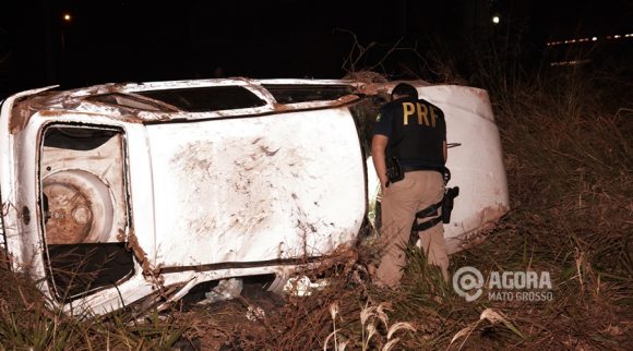 Veículo que a vítima conduzia - Foto : Messias Filho / AGORA MT